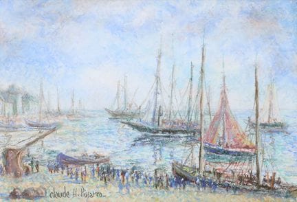 Hugues-Claude PISSARRO (born in 1935)
The Lobster 