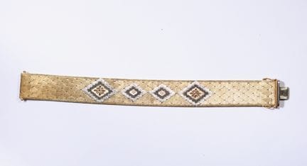 CUFF BRACELET — Bracelet in 18-karat (750 ‰) yello