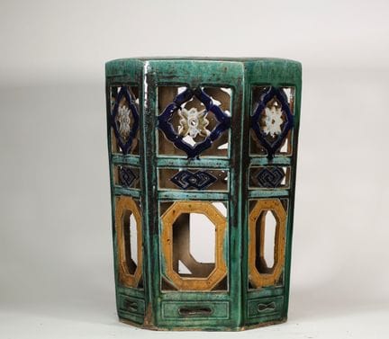 CHINA, 19th century – Hexagonal garden stool made 