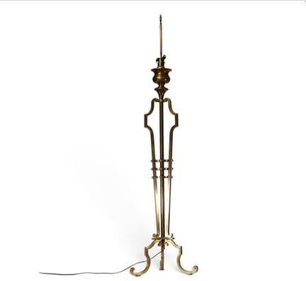 Grand lampadaire en laiton – vers 1940-1950
Grand 