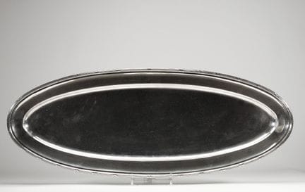 BACHRUCH A. SUCC., BUDAPEST – Large oval fish serv