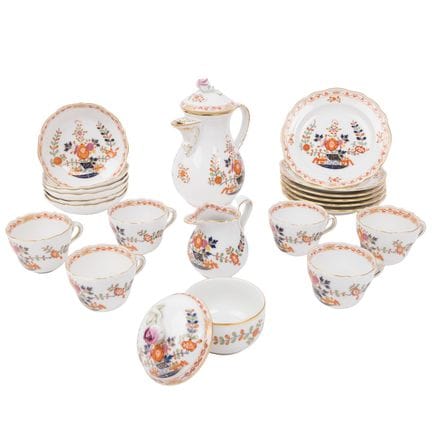 Juego de café de 21 piezas de MEISSEN para 6 perso