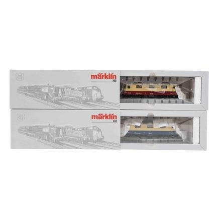 Paquete doble de locomotoras eléctricas MÄRKLIN 37