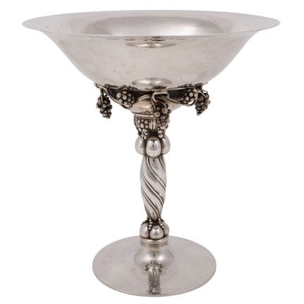 GEORG JENSEN Aufsatzschale groß 'Grape', 830 Silbe