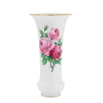 Jarrón grande de MEISSEN, siglo XX. Porcelana blan