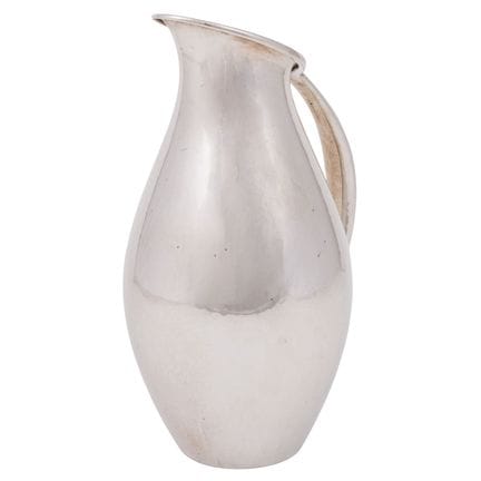 GEORG JENSEN Wasserkrug, 925 Silber, 20. Jh.,  bau