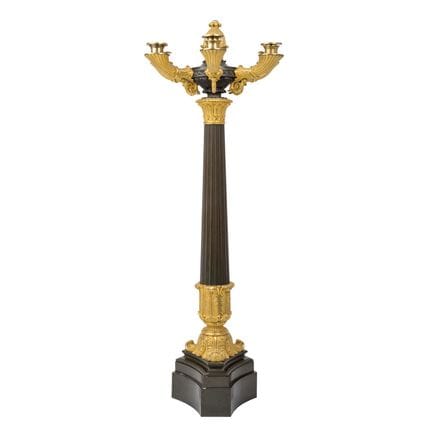 GRAN CANDELABRO DE SEIS LUMBRARES DE ESTILO IMPERI