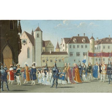 RELOJ DE IMAGEN GRANDE, «La Doncella de Orleans, p