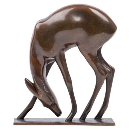 VON GRAEVENITZ, FRITZ (1892-1959) «Ciervo pastando