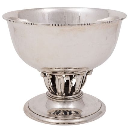 GEORG JENSEN Aufsatzschale groß 'Louvre', 925 Silb
