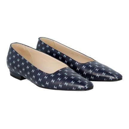 Ballerines CHANEL VINTAGE, taille 39. Modèle en cu