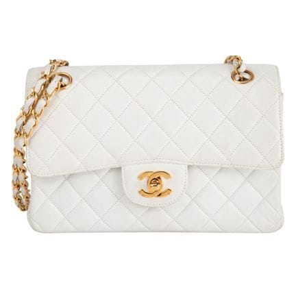 Sac à bandoulière CHANEL VINTAGE « FLAP BAG », col