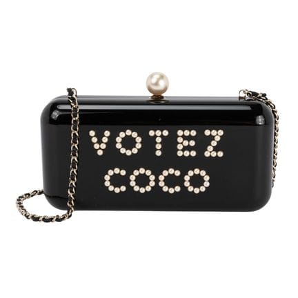 Sac à bandoulière CHANEL « VOTEZ COCO ». Collectio