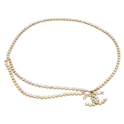 Cinturón de strass CHANEL VINTAGE, P 1995. Modelo 