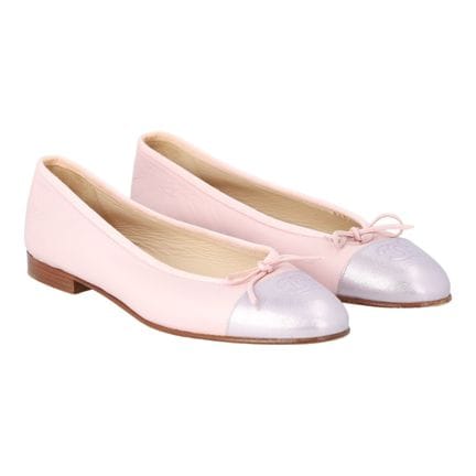 Ballerines CHANEL VINTAGE, taille 38,5. Modèle en 
