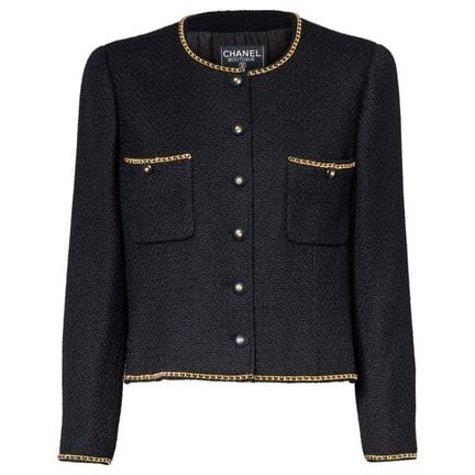 Veste CHANEL BOUTIQUE VINTAGE, taille env. 36, col