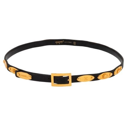 Cintura CHANEL VINTAGE, lunghezza: 80 cm. Cinturin