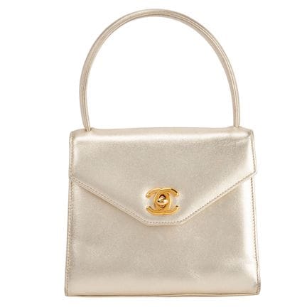 Sac à main CHANEL VINTAGE « TOP HANDLE », collecti