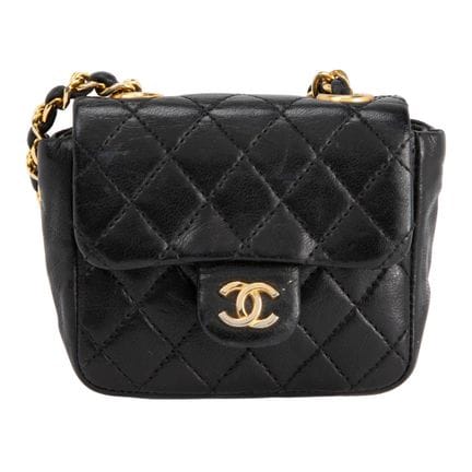 Sac banane CHANEL VINTAGE « MICRO SINGLE FLAP », c