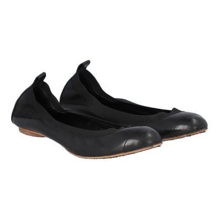 Ballerines CHANEL VINTAGE, taille 38.  Modèle noir