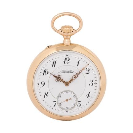 A. LANGE &amp; SÖHNE DUF Lépine “Lucia offen” 14K玫