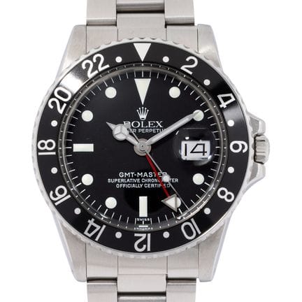 1976年款劳力士GMT-Master Ref. 1675男表，附证书。  不锈钢表壳。搭载Cal.