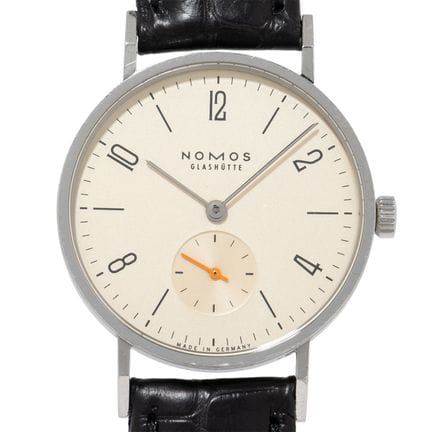 NOMOS Tangente 33 “香槟” 型号 151，附原装表盒及证书，2023年。不锈钢表壳