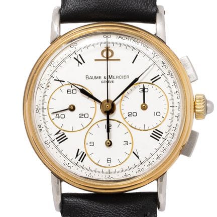 BAUME &amp; MERCIER 计时码表（型号 6101.099），搭载 Lemania 1