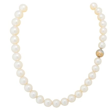 Collana di perle dei Mari del Sud,   39 perle colt
