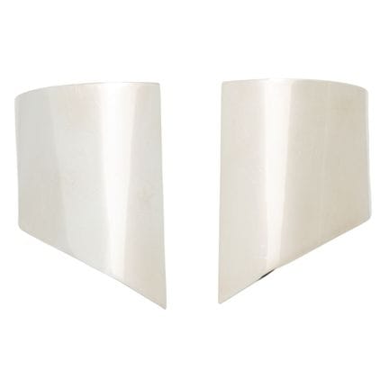 GEORG JENSEN 一对耳夹，925/000纯银，24.5克，20世纪，状况良好，标有制造商名