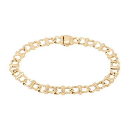 卡地亚（CARTIER）复古手链，GG 18K，19.8 克，长：19 厘米，约1990年，有明显佩