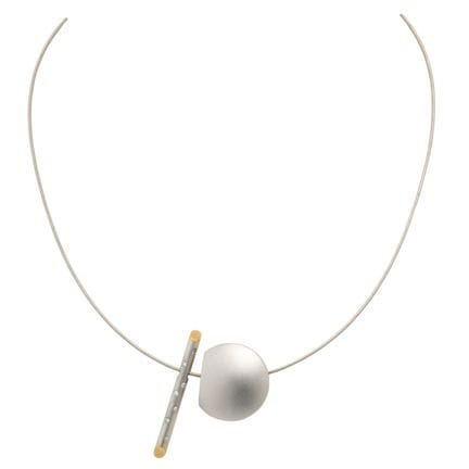 Collana a cerchio BUNZ con 2 ciondoli: uno imprezi