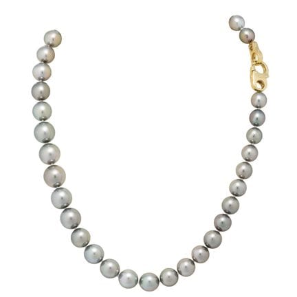 Delicata collana di perle di Tahiti, perle coltiva