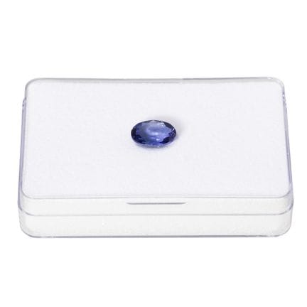 Tanzanite sfusa da 2,08 ct, colore blu-viola inten