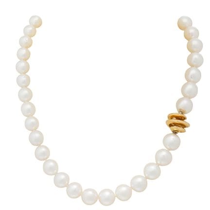 Collana di perle bianche dei Mari del Sud  di dime