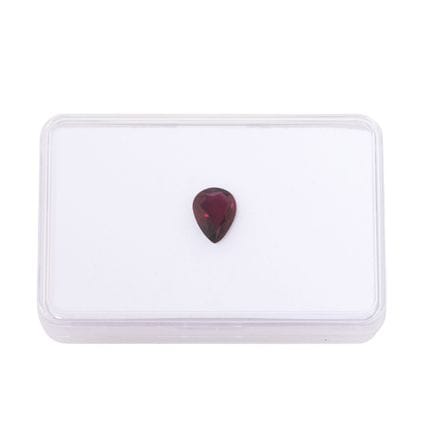 Rubino sfuso da 1,49 ct, colore rosso porpora inte