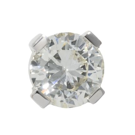 Ciondolo solitario con diamante a taglio antico di