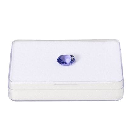 Tanzanite sfusa da 2,02 ct, colore blu-viola inten