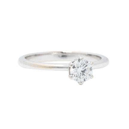 Anello solitario con brillante da 0,50 ct, D/VVS1 