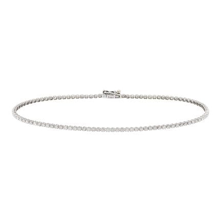 Elegante bracciale da tennis con brillanti per un 