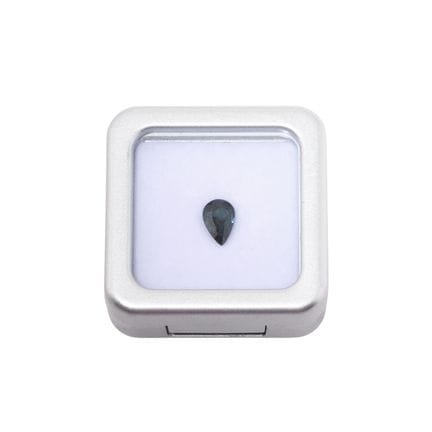 Zaffiro sfuso da 1,51 ct, colore blu-verdastro int