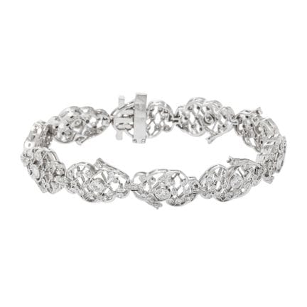 Bracciale con brillanti per un totale di circa 2 c
