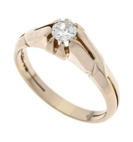 Old-Cut Solitaire Diamond Ring RG 585/000 with one