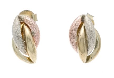 Boucles d'oreilles « nœud » GG/WG/RG 333/000 parti