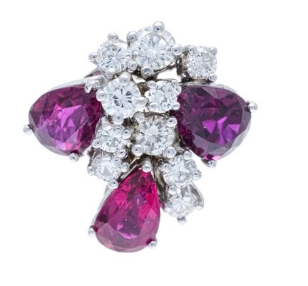 Ruby-Brilliant Cocktail Pendant WG 585/000, unmoun