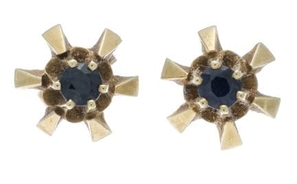 Pendientes de zafiro GG 585/000 con 2 zafiros de t