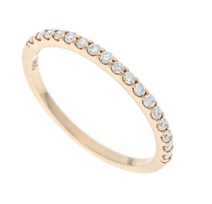 Bague Rivière Brillant GG 585/000 sertie de 17 bri