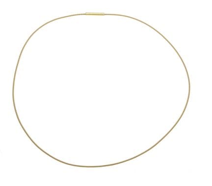 Collier Niessing GG 750/000 souple, au motif tress