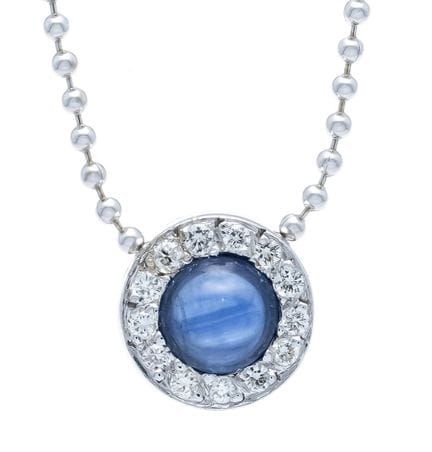 Bague glissante « Saphir-Brillant » WG 750/000, se