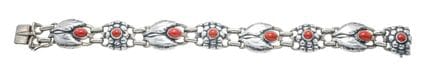 Georg Jensen link bracelet, 1933–1944, 925/000 sil